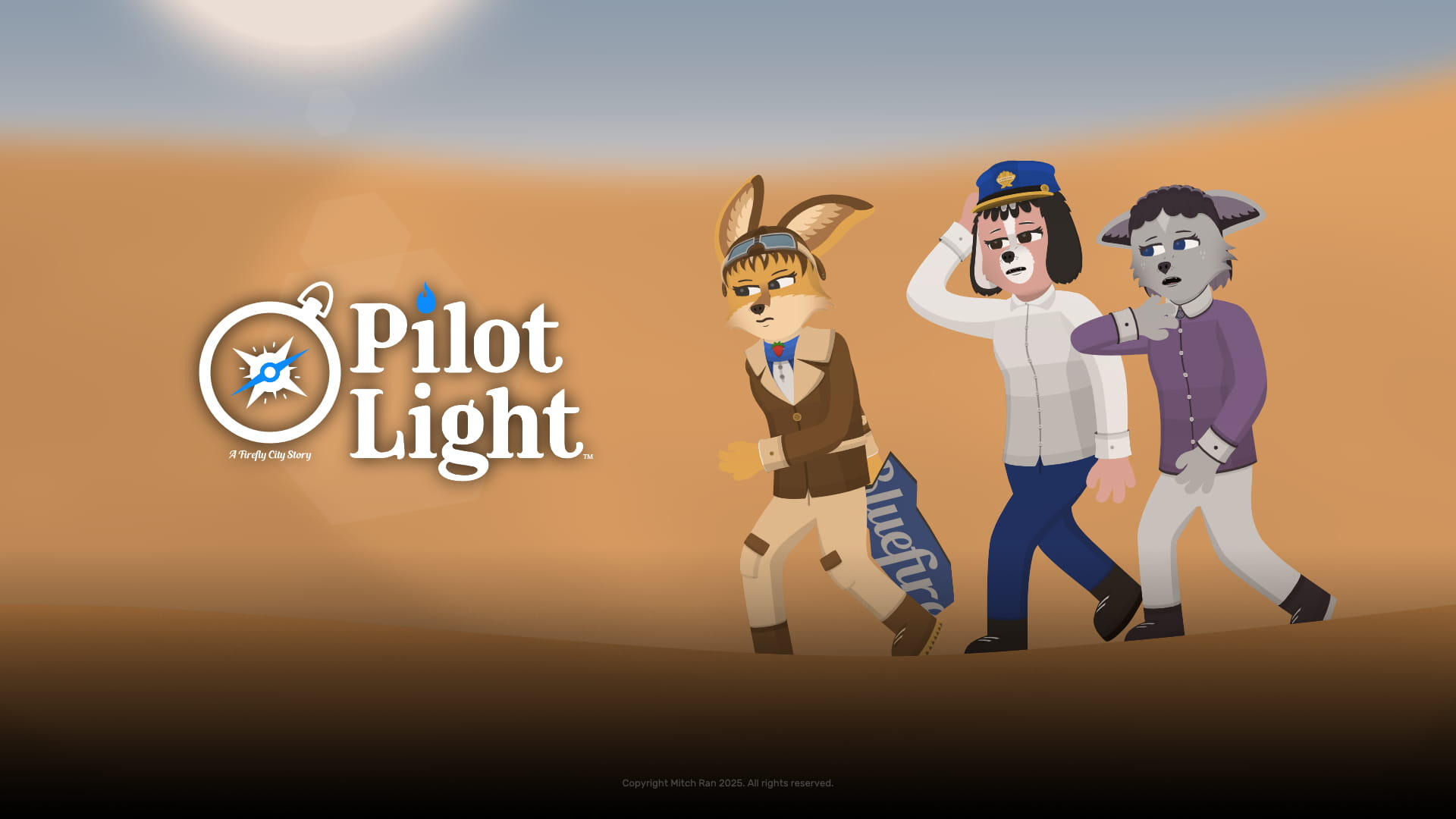 A promotional poster featuring Elsie Adams leading Alice Shelton and Jessie Greenflower struggling through a desert. A promotional poster featuring Elsie Adams leading Alice Shelton and Jessie Greenflower through a desert.